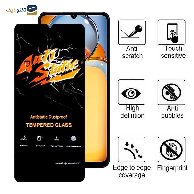 محافظ صفحه نمایش اپیکوی مدل Antistatic Dustproof مناسب برای گوشی موبایل شیائومی Redmi 13C 4G / Poco C65 - Epicoy Antistatic Dustproof Screen Protector For Xiaomi Redmi 13C 4G / Poco C65